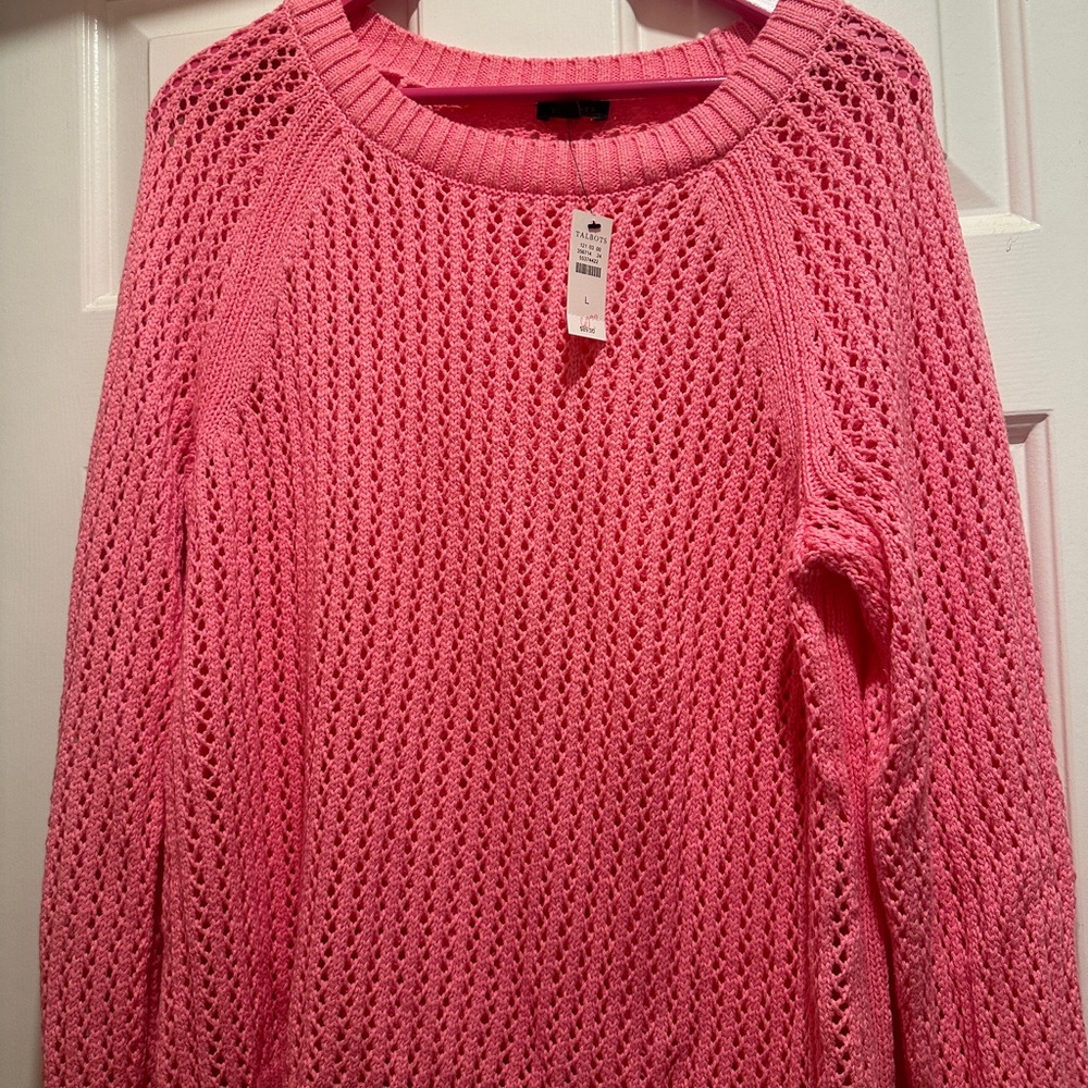 Talbots Pink Women's Summer Sweater large